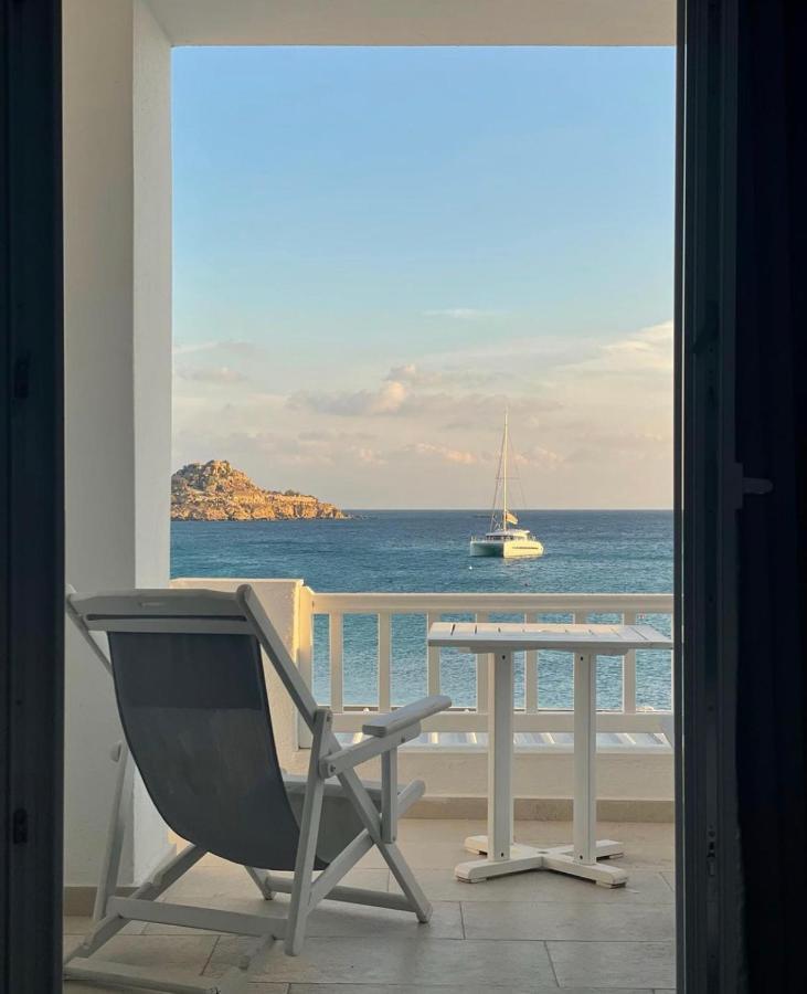 Acrogiali Beachfront Hotel Mykonos Platys Gialos  Dış mekan fotoğraf