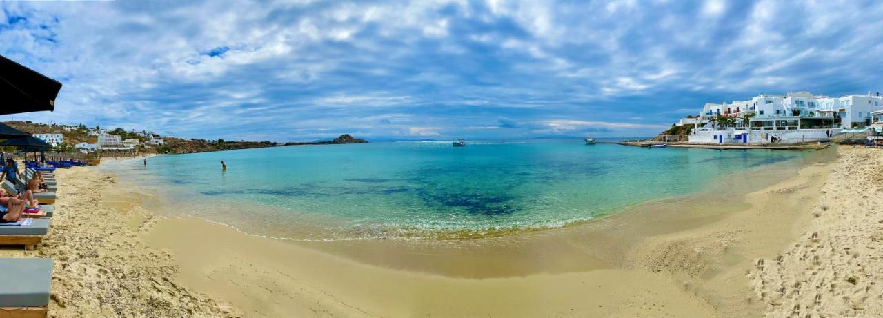 Acrogiali Beachfront Hotel Mykonos Platys Gialos  Dış mekan fotoğraf