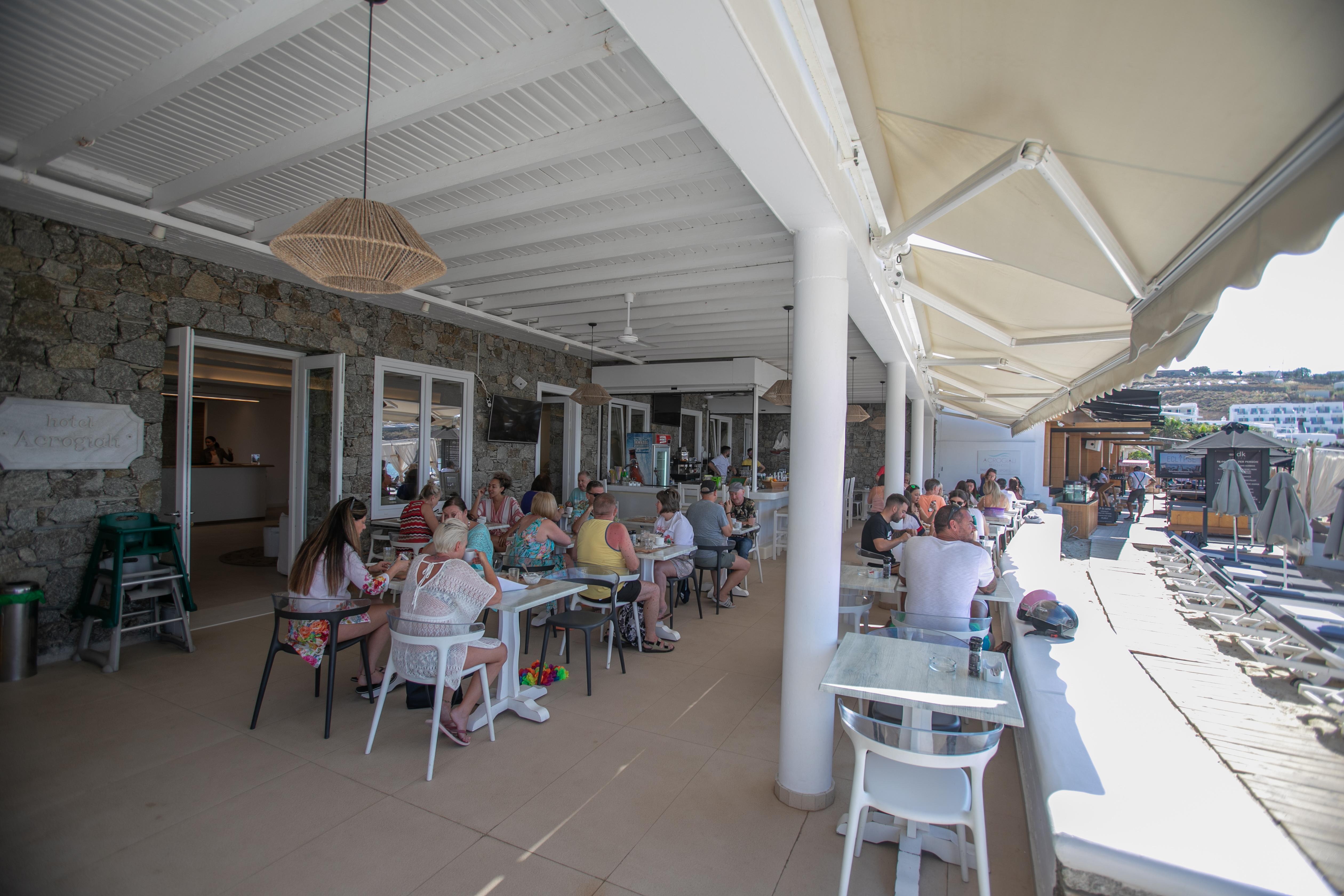 Acrogiali Beachfront Hotel Mykonos Platys Gialos  Dış mekan fotoğraf