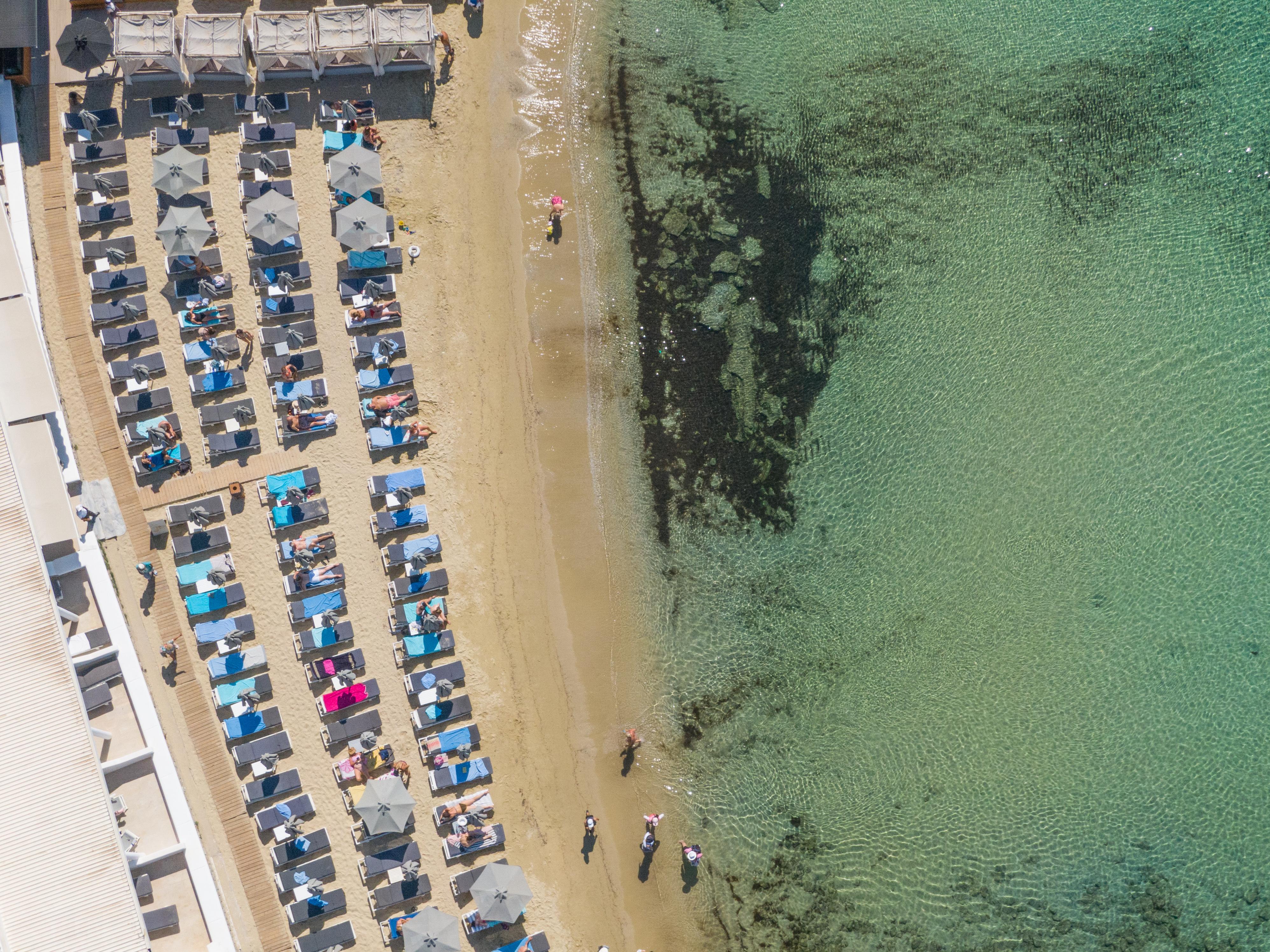 Acrogiali Beachfront Hotel Mykonos Platys Gialos  Dış mekan fotoğraf