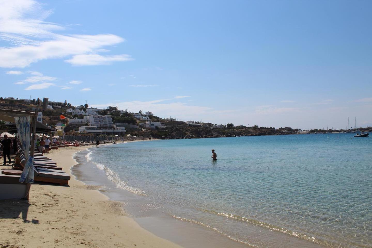 Acrogiali Beachfront Hotel Mykonos Platys Gialos  Dış mekan fotoğraf