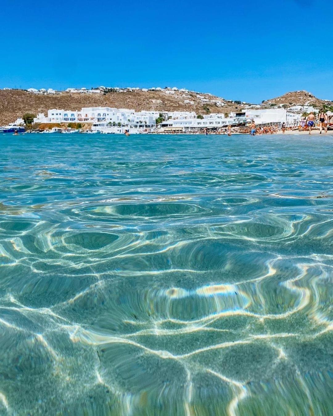 Acrogiali Beachfront Hotel Mykonos Platys Gialos  Dış mekan fotoğraf