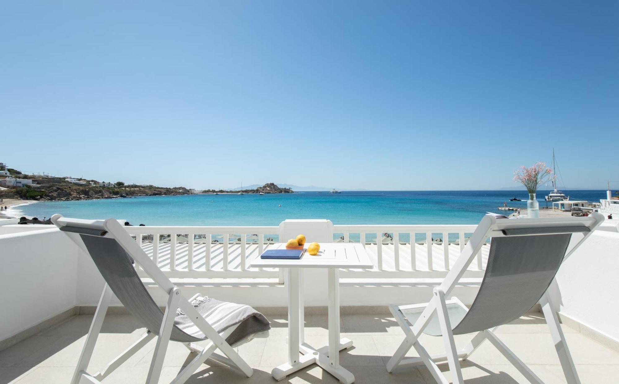 Acrogiali Beachfront Hotel Mykonos Platys Gialos  Oda fotoğraf