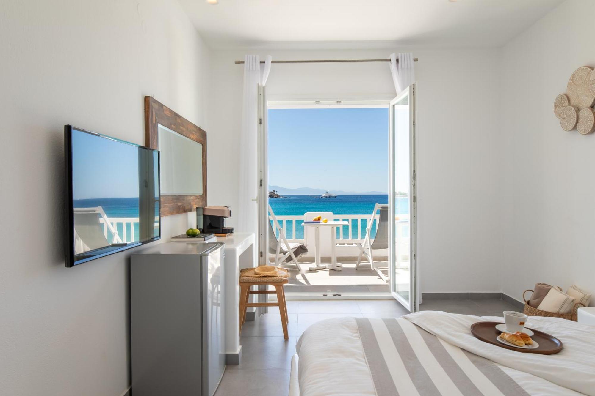 Acrogiali Beachfront Hotel Mykonos Platys Gialos  Dış mekan fotoğraf