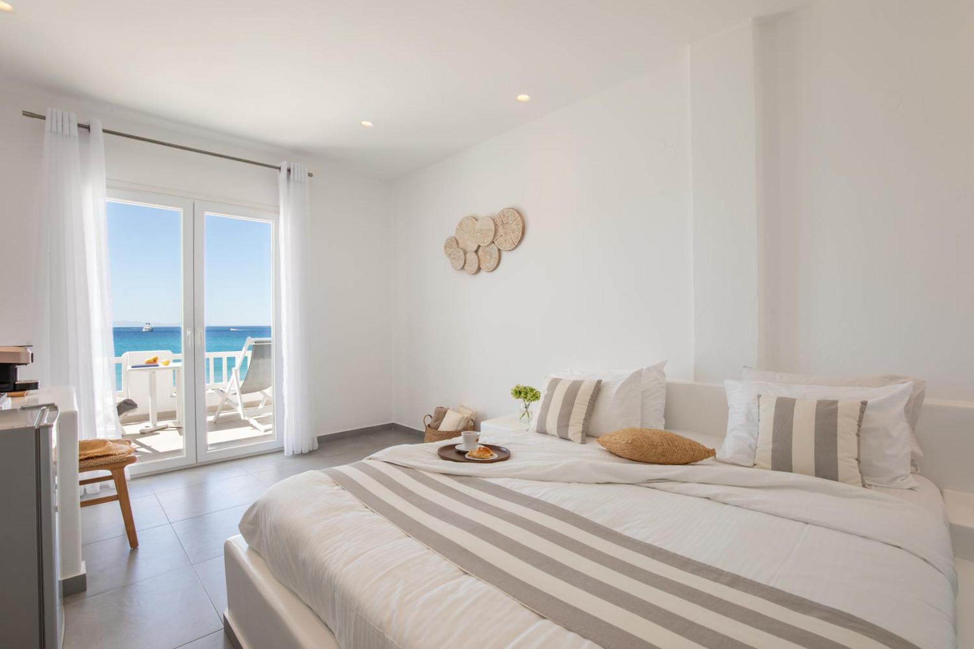 Acrogiali Beachfront Hotel Mykonos Platys Gialos  Dış mekan fotoğraf