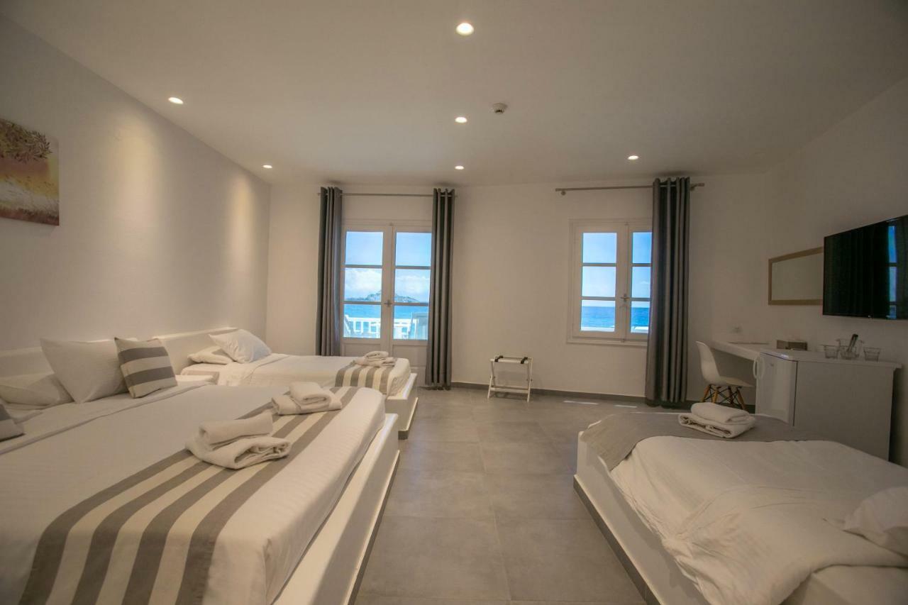 Acrogiali Beachfront Hotel Mykonos Platys Gialos  Oda fotoğraf